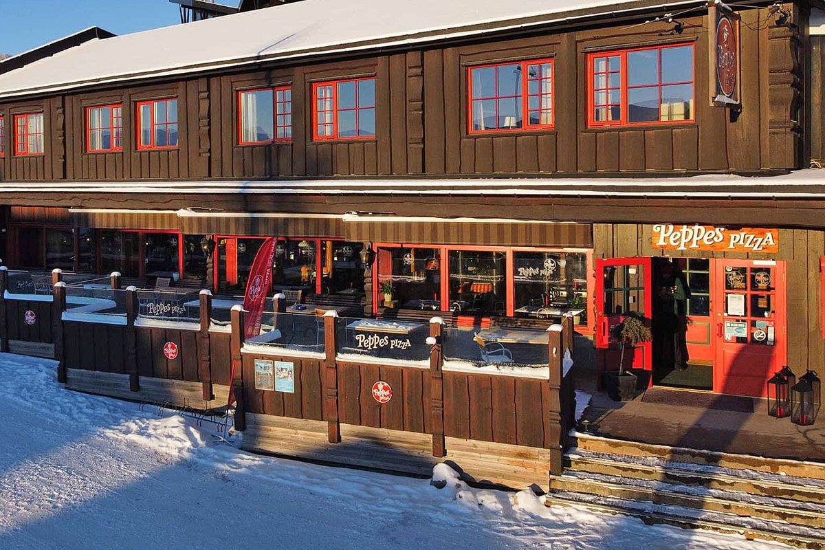 Peppes Pizza Beitostølen fra utsiden