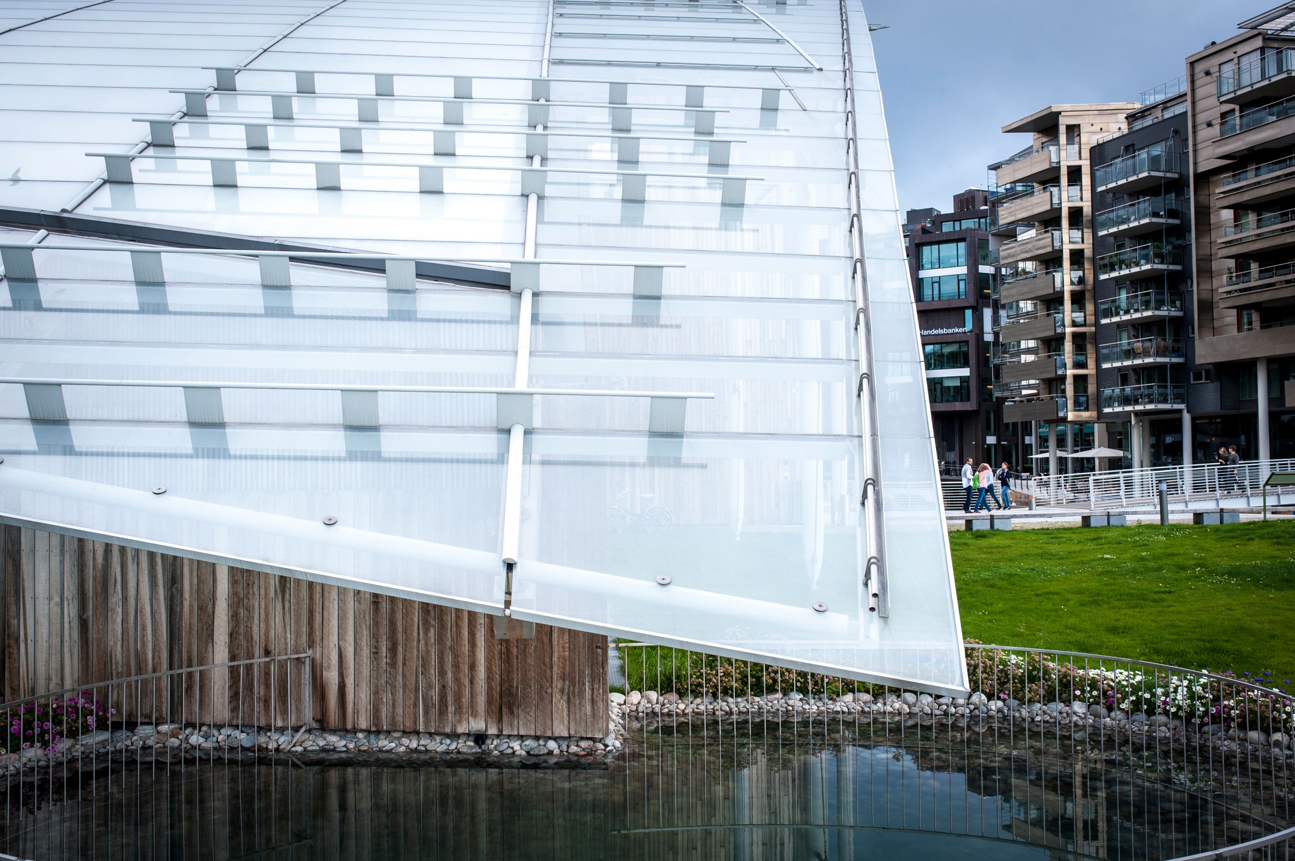 the roof of the Astrup Fearnley museum