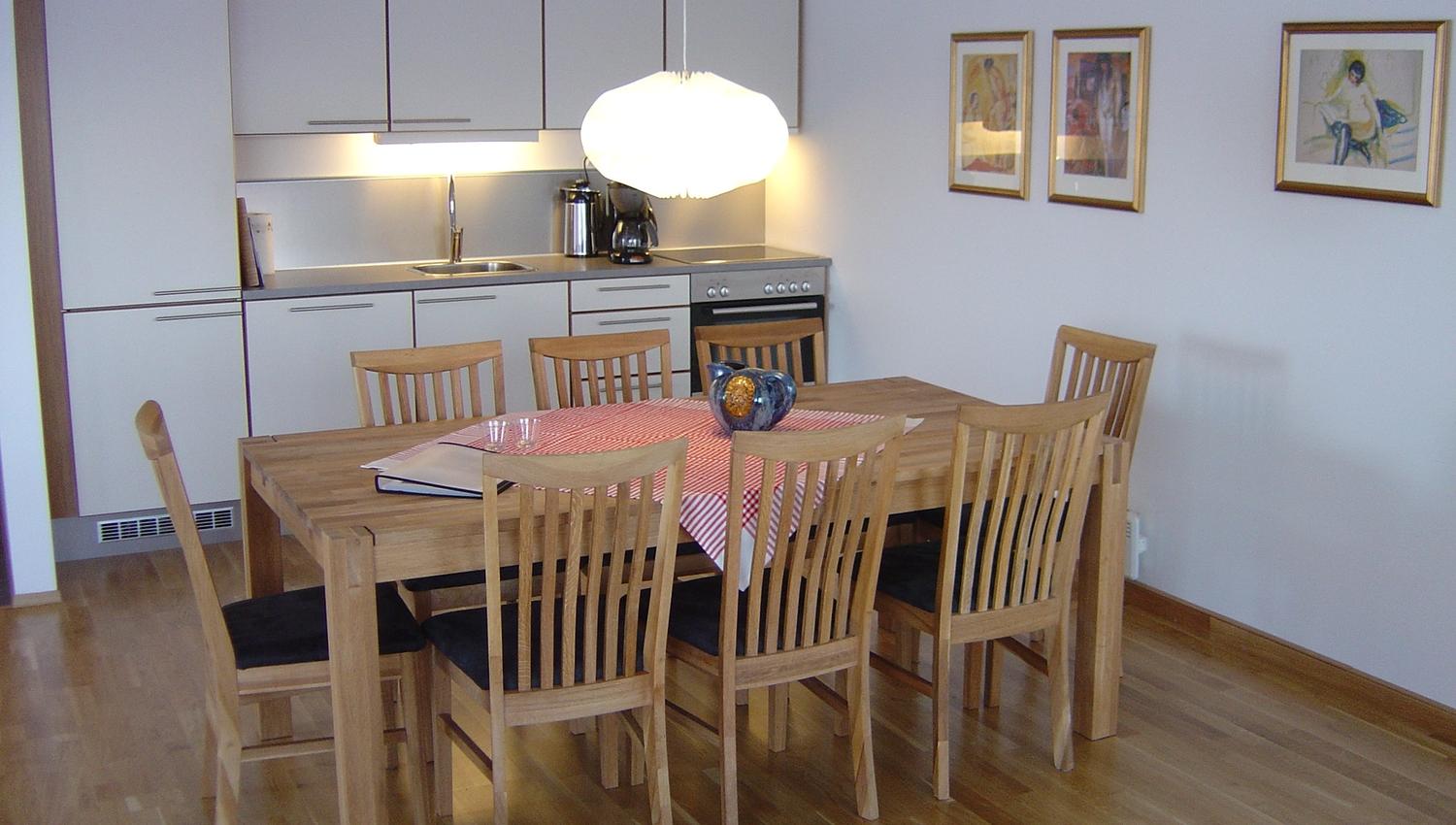 Kitchen and dining room, Nordseter Fjellpark