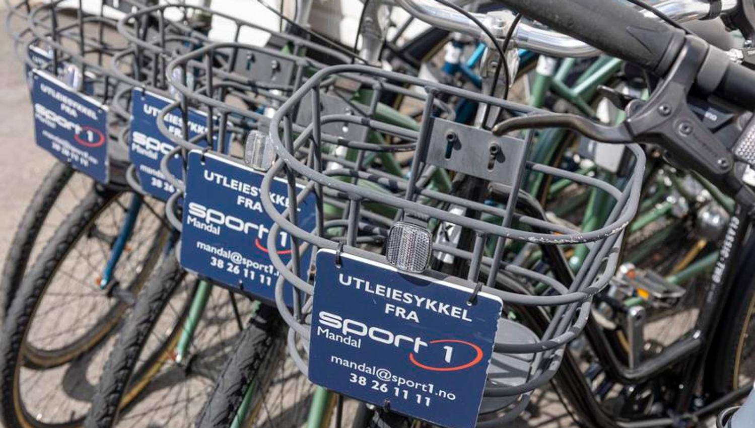 Sykler til utleie hos Sport1 Mandal