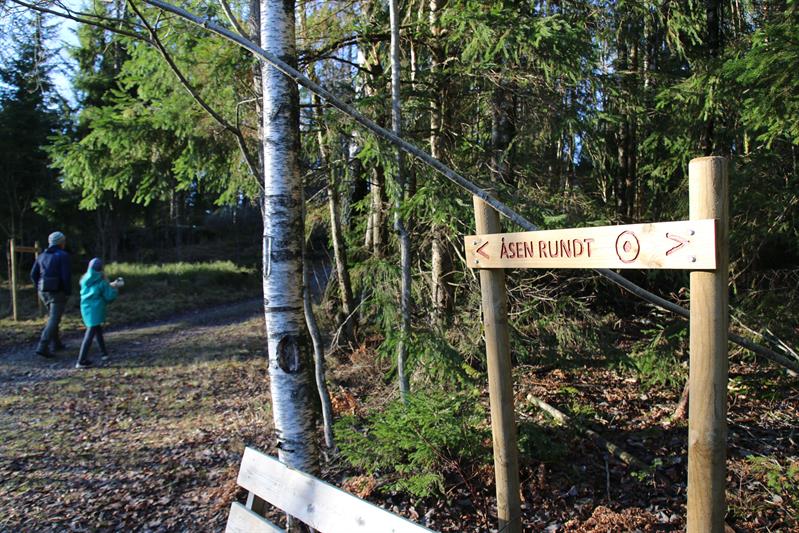 Turskilt "Åsen rundt"