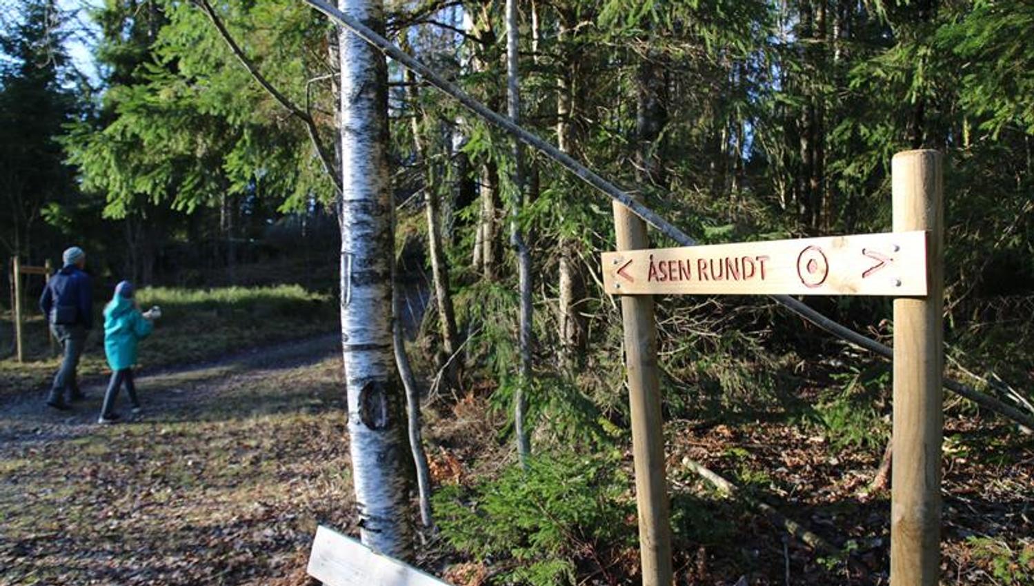 Turskilt "Åsen rundt"