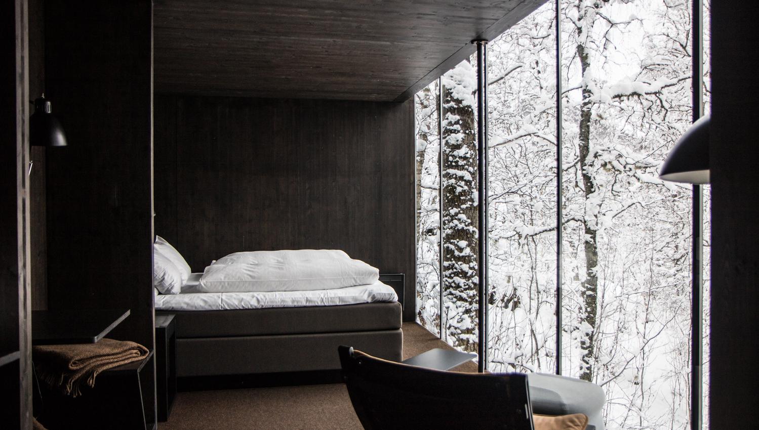 Juvet landskapshotell room interior