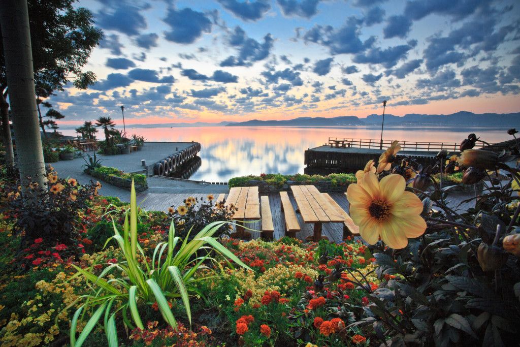Idyllic sunrise