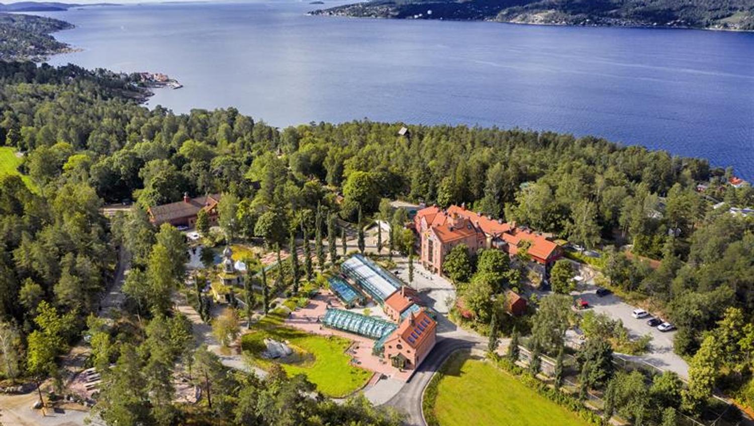 Dronebilde av Ramme