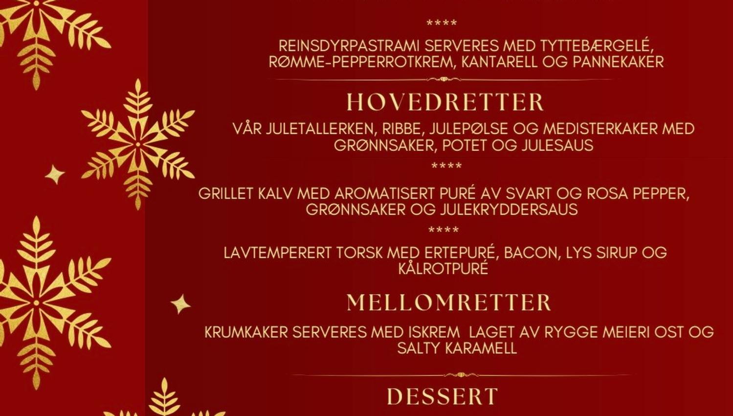 Julemeny La Moss, Mysen 2025