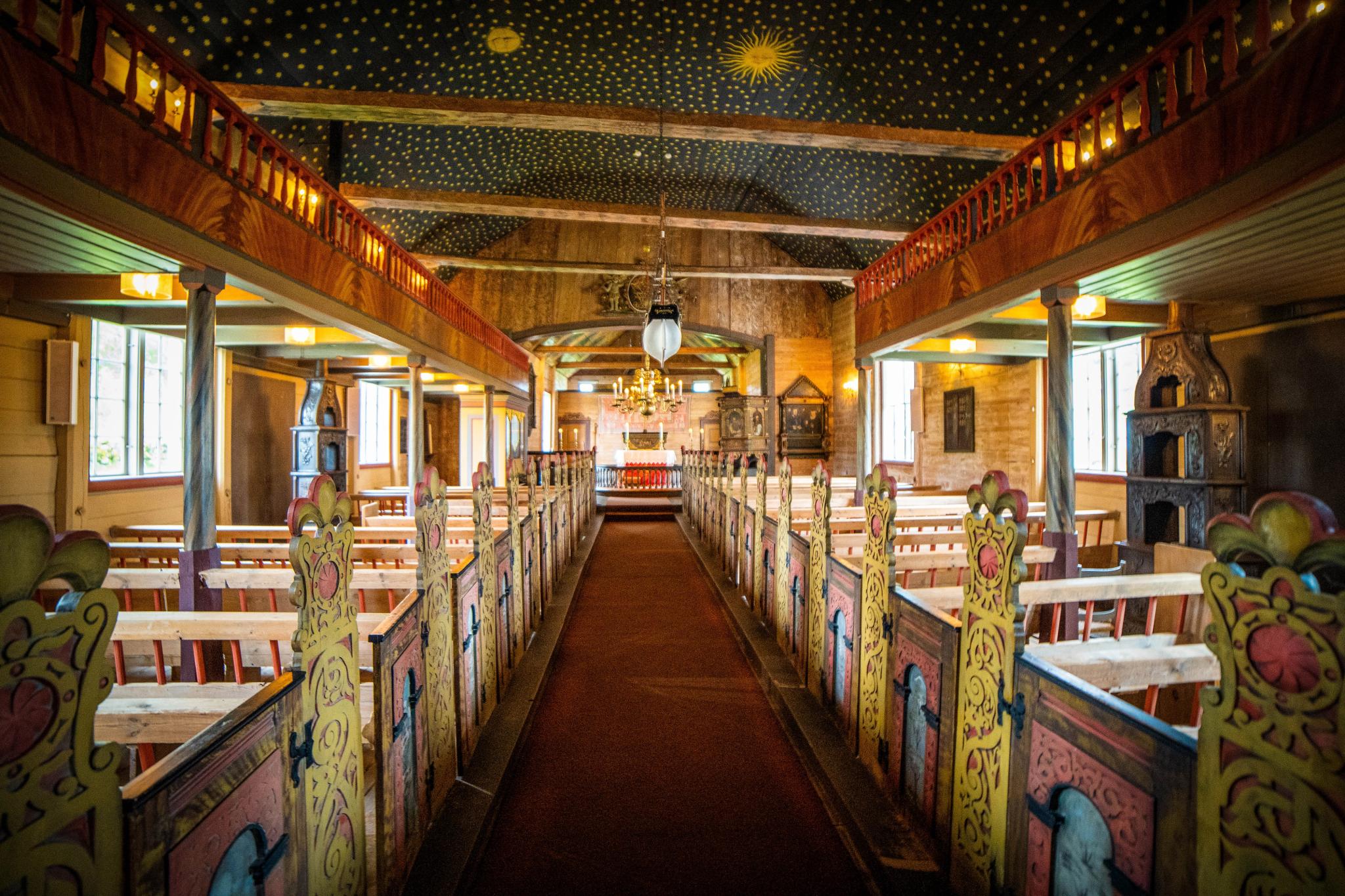 Jelsa chruch and The school museum at Jelsa (Ryfylkemuseet)