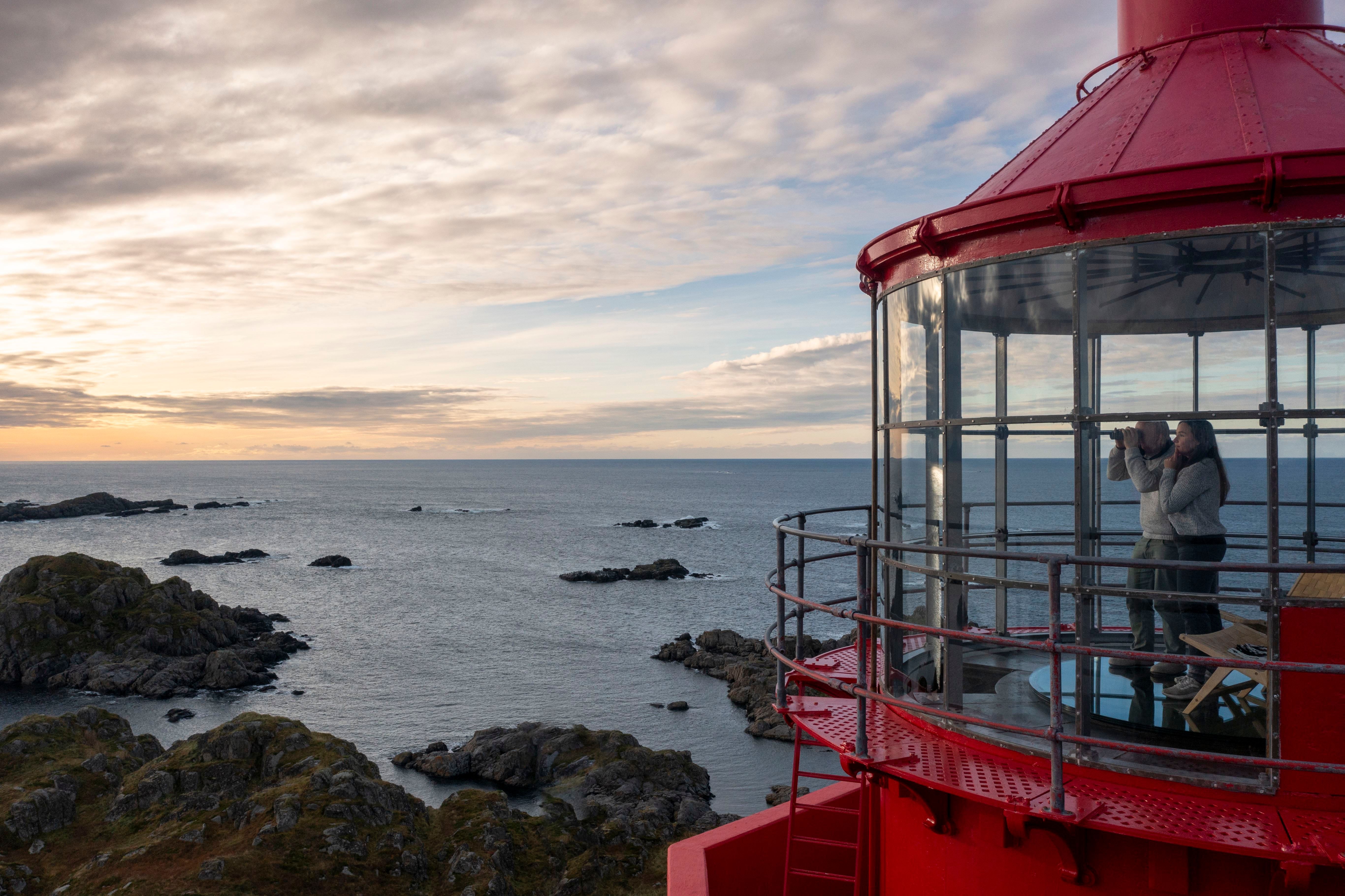 Utsikten til havet og Lofoten