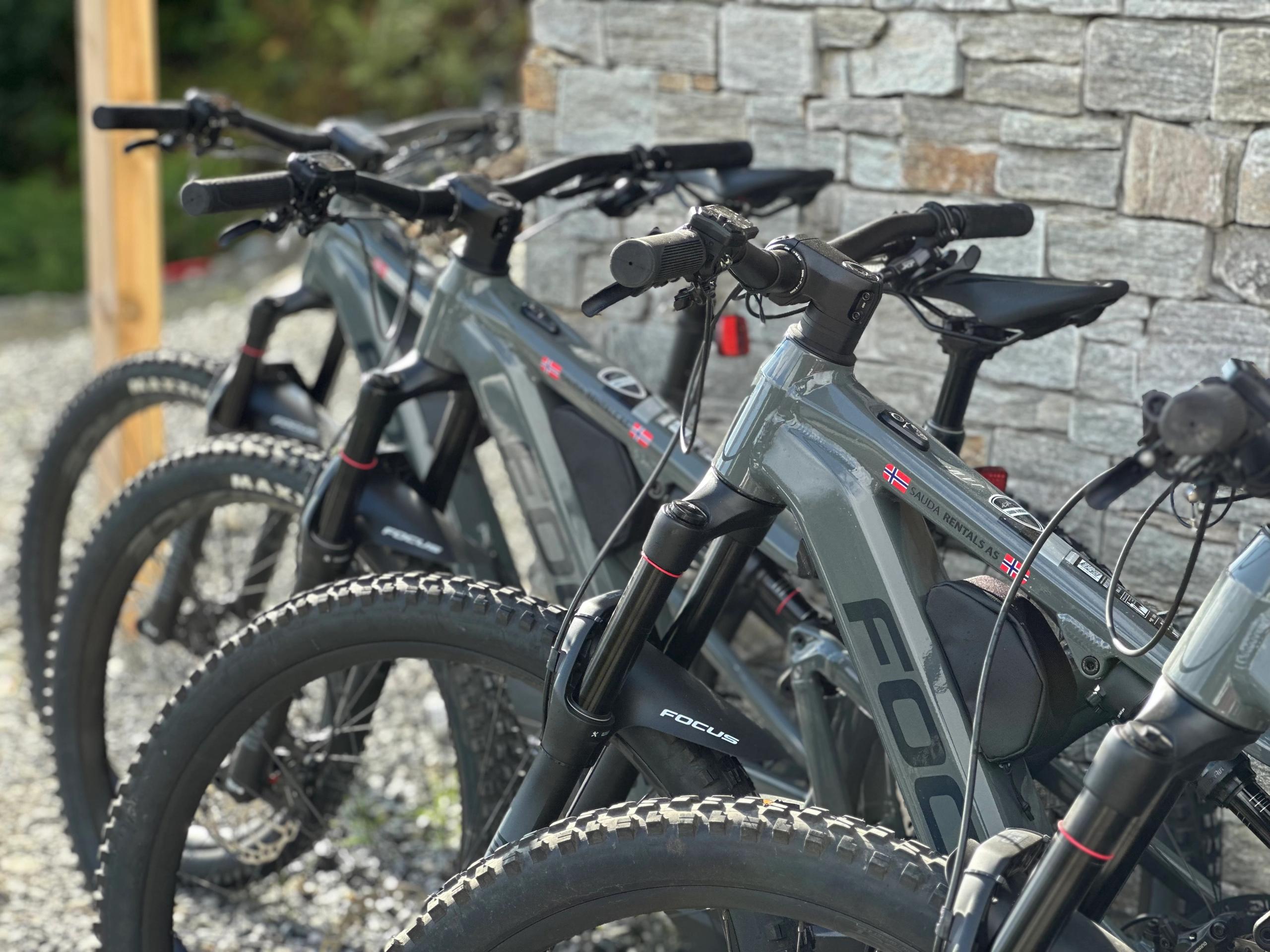 Bike rental at Sauda Ski Centre