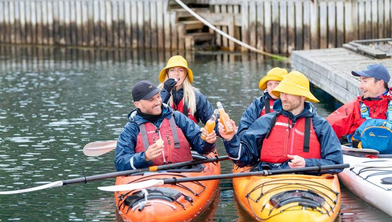 Guided kayak trip