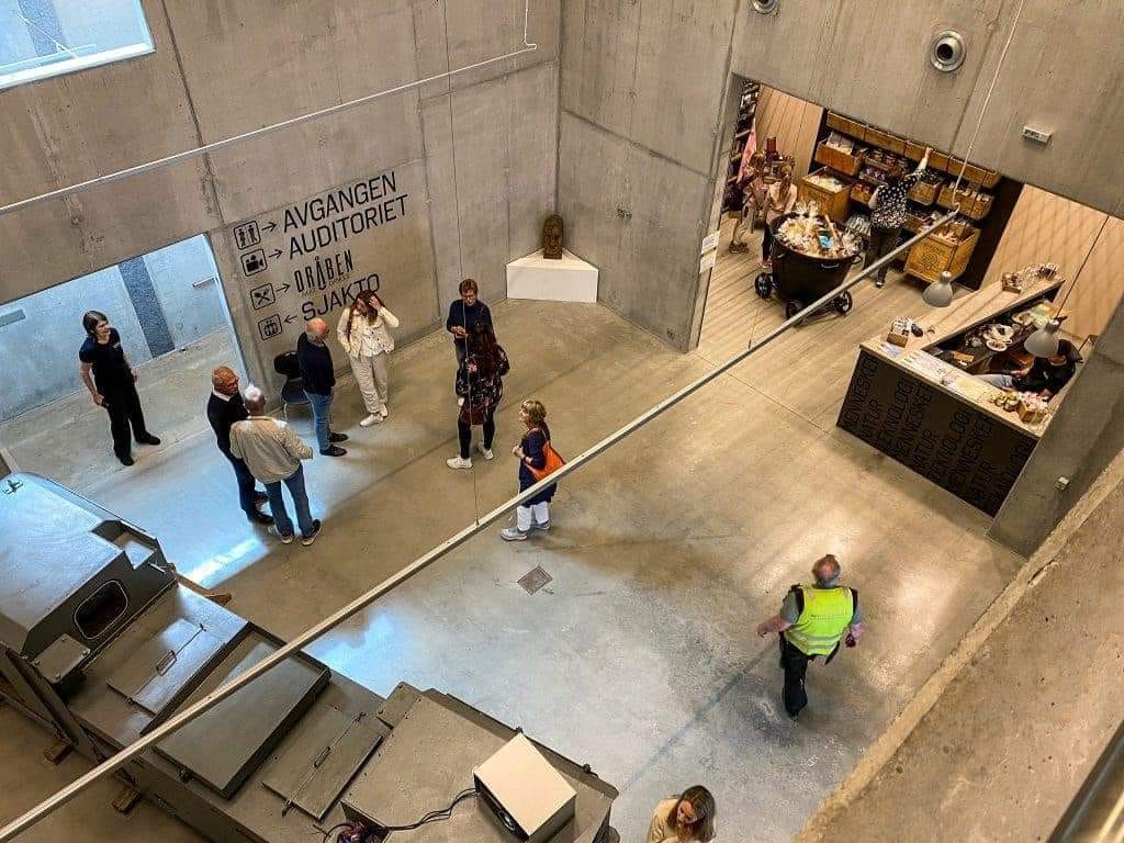 Inside the museum