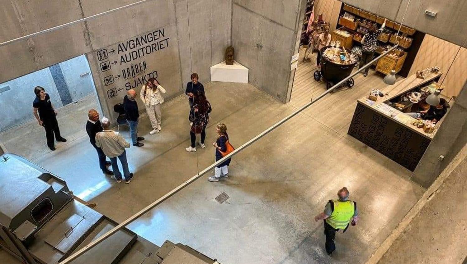 Inside the museum