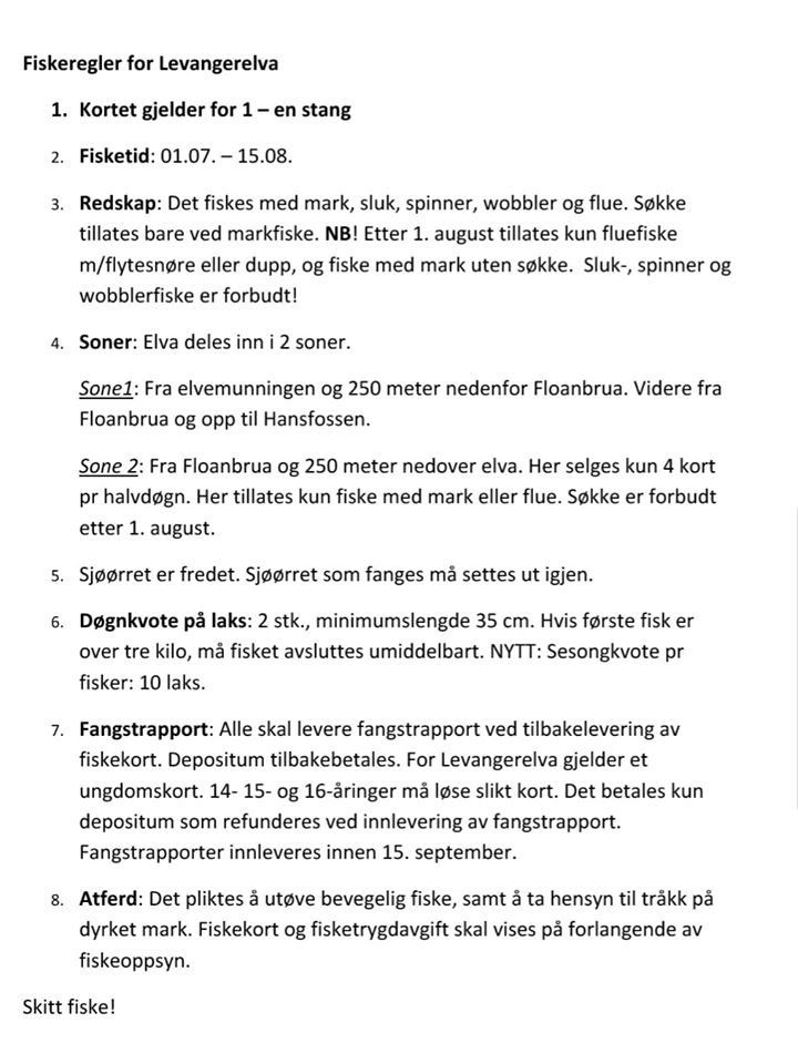 Fiskeregler