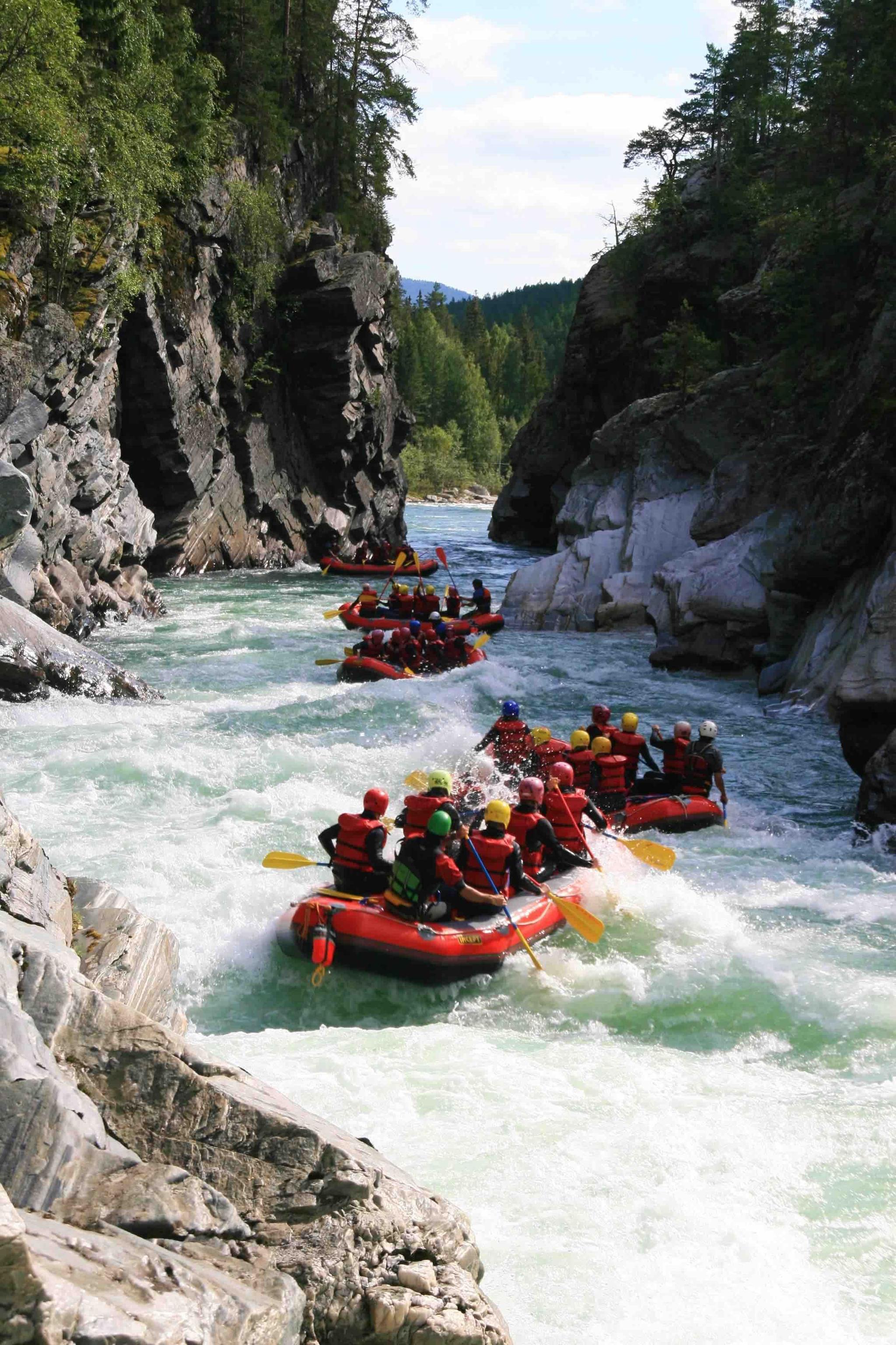 Ettermiddagstur Rafting i Sjoa gjennom Heidal