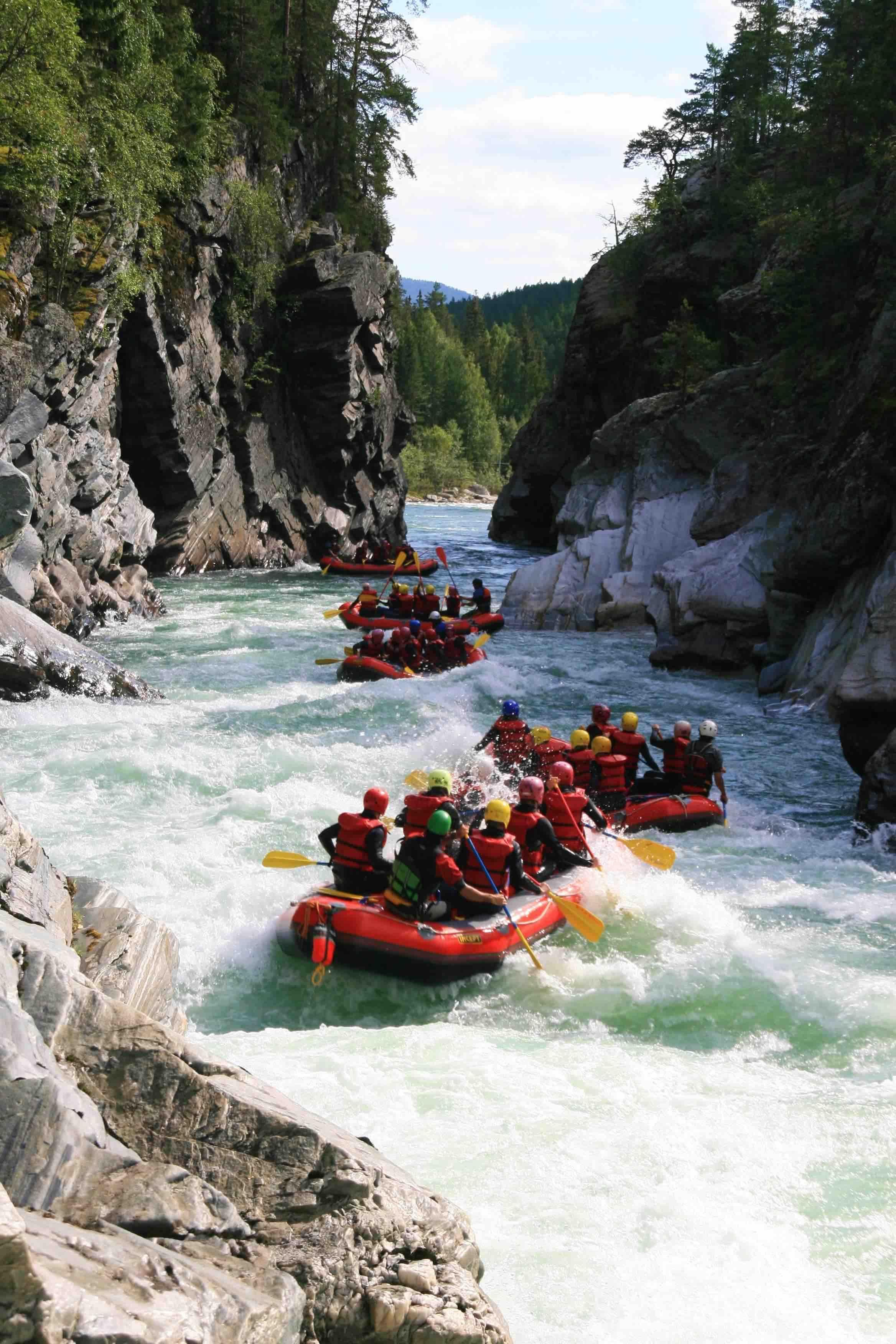 Ettermiddagstur Rafting i Sjoa gjennom Heidal