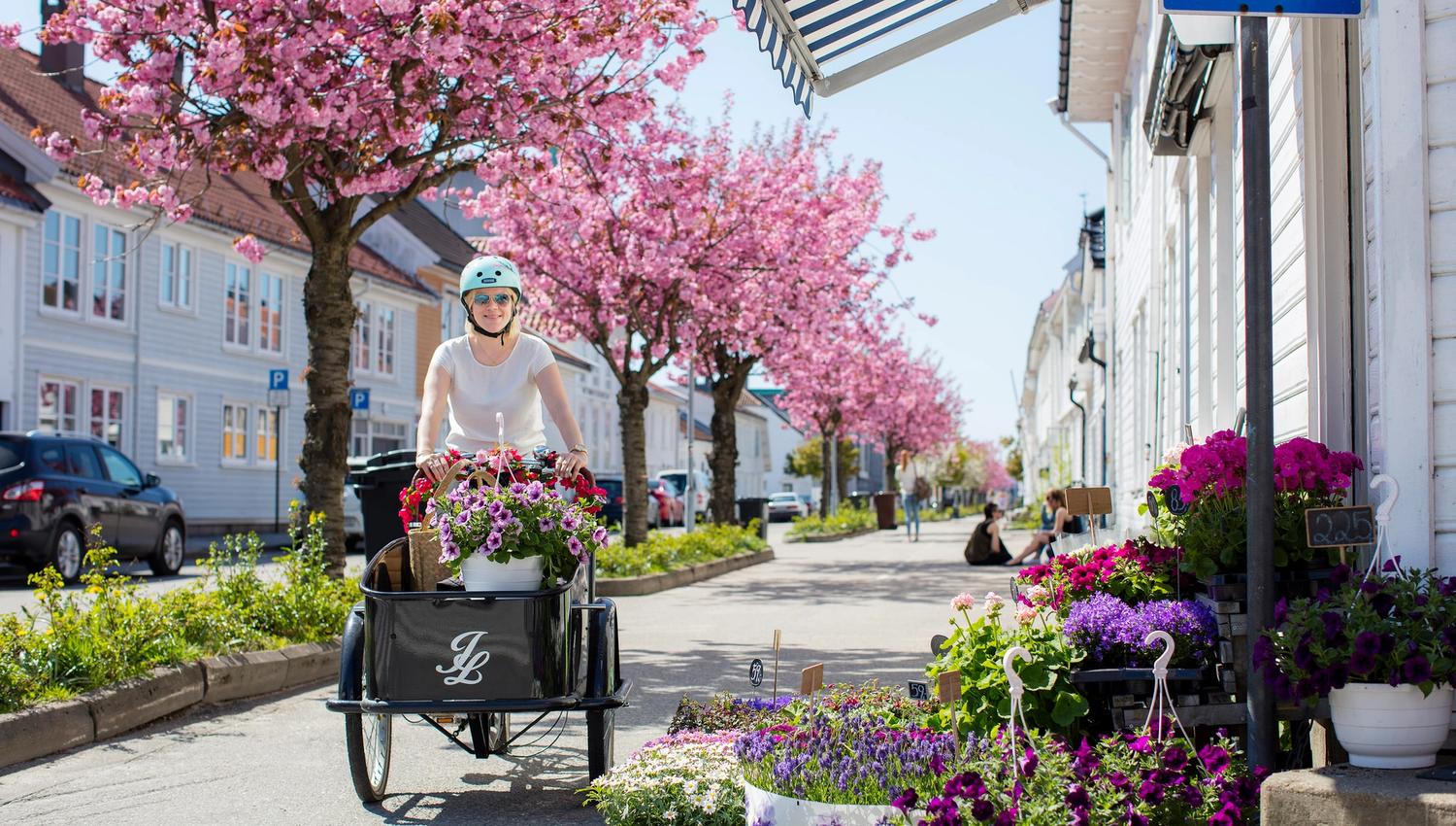 Posebyen på sykkel