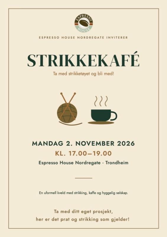 Strikkekafé på Espresso House
