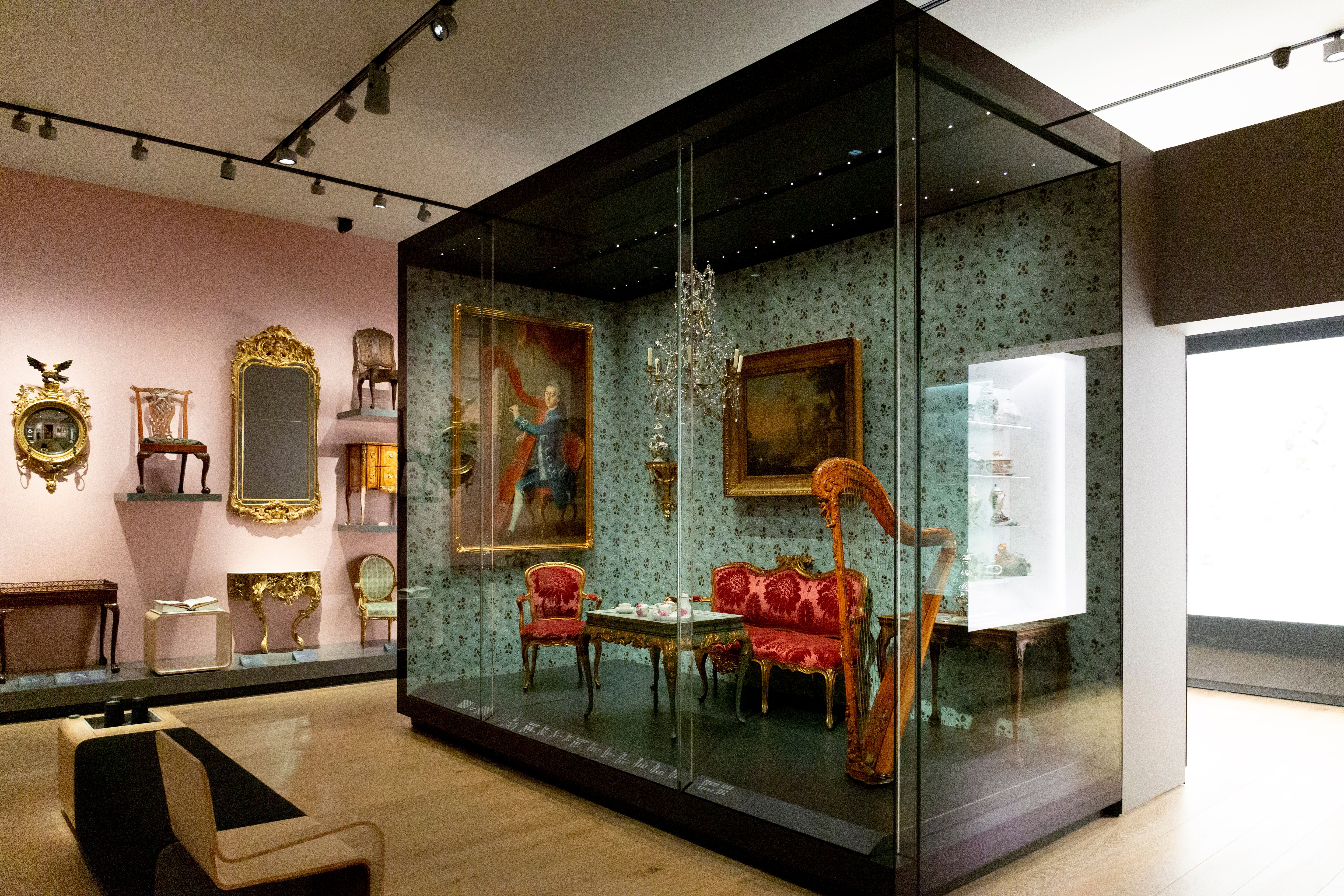 Exhibition of various interior objects