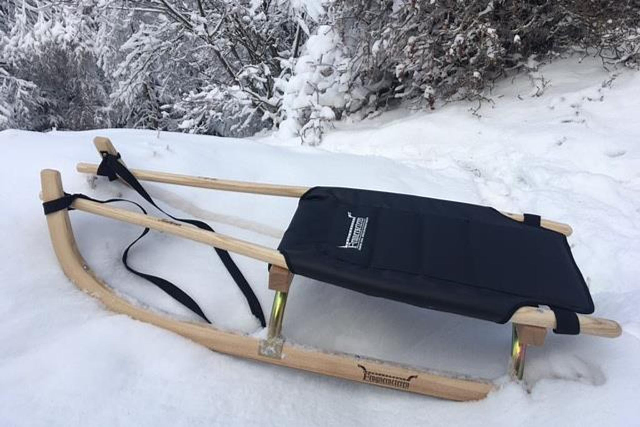 Trekjelke i snø