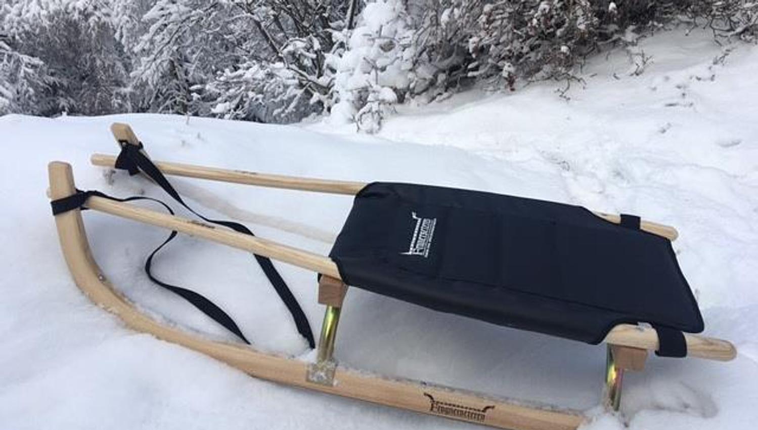 Trekjelke i snø