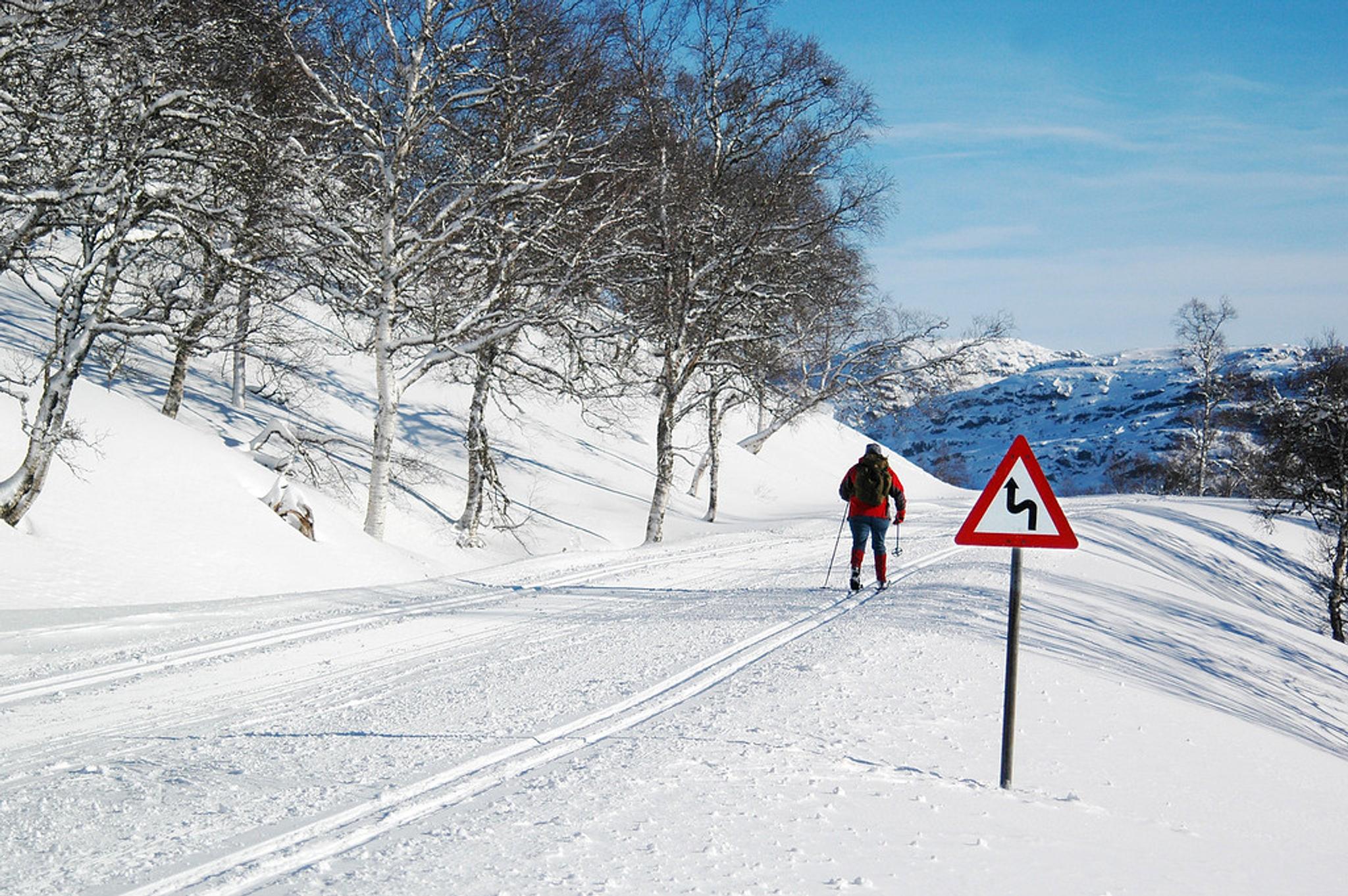 Mosvatnet lysløype og skiområde i Suldal