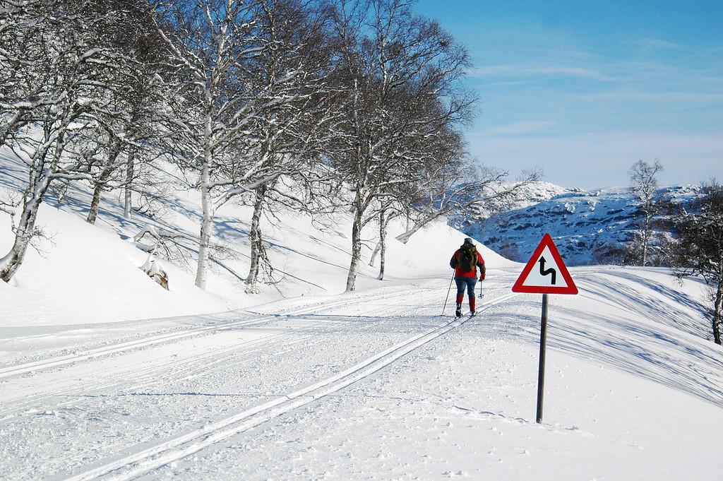 Mosvatnet lysløype og skiområde i Suldal