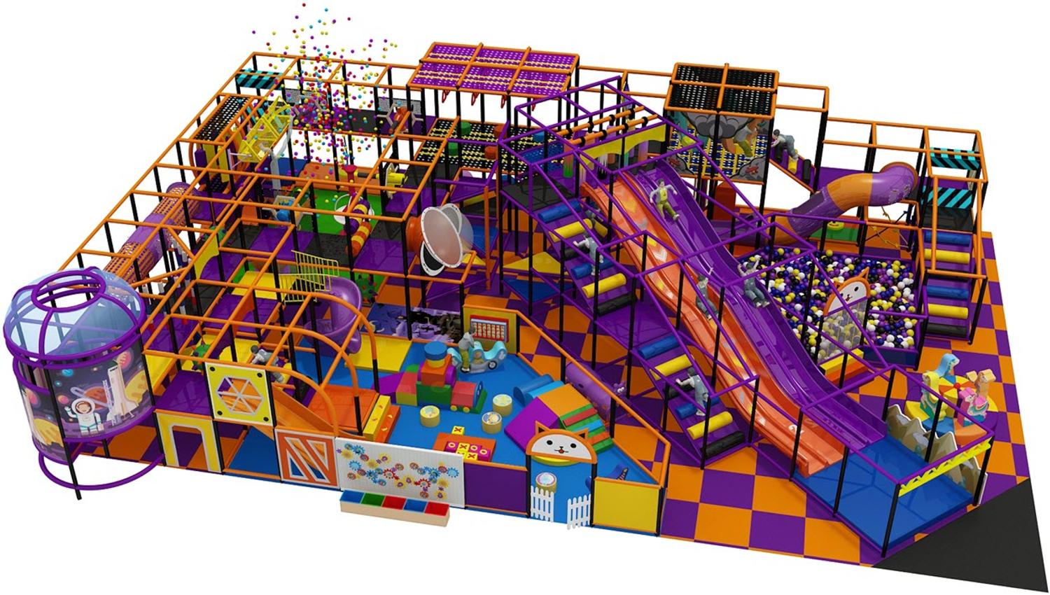 Overview of the playground for the smaller children