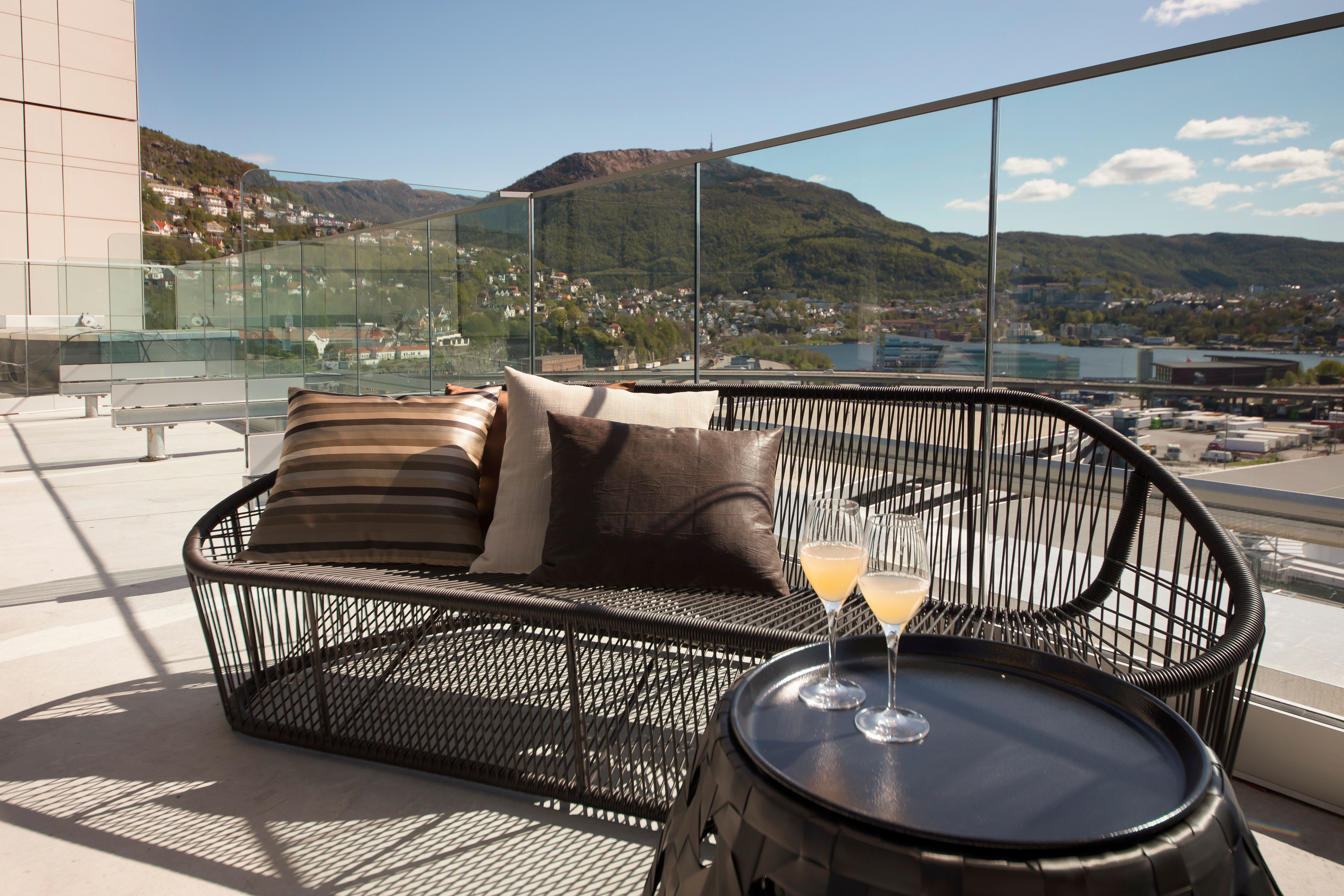 Scandic Ørnen - top floor terrace