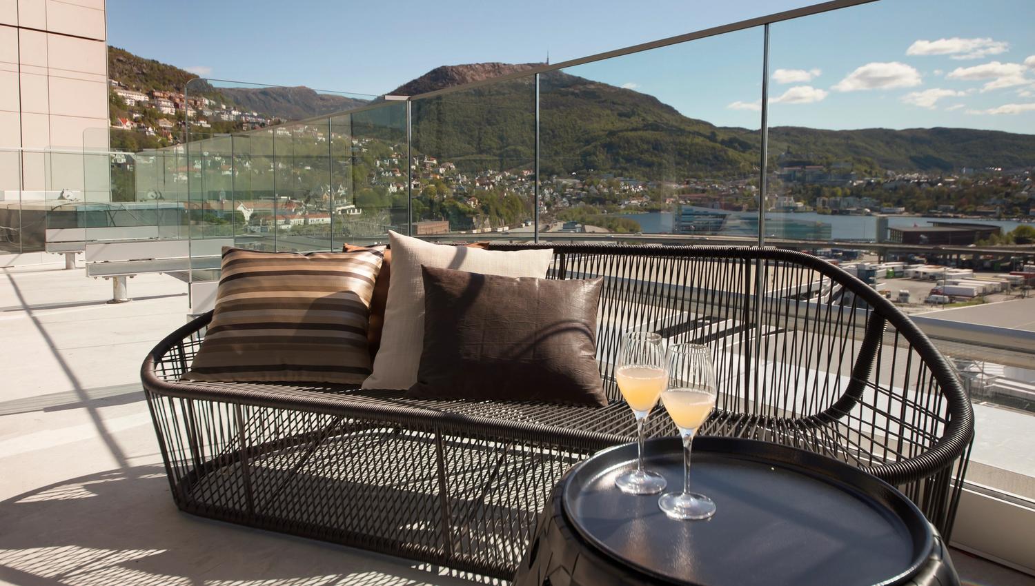 Scandic Ørnen - top floor terrace