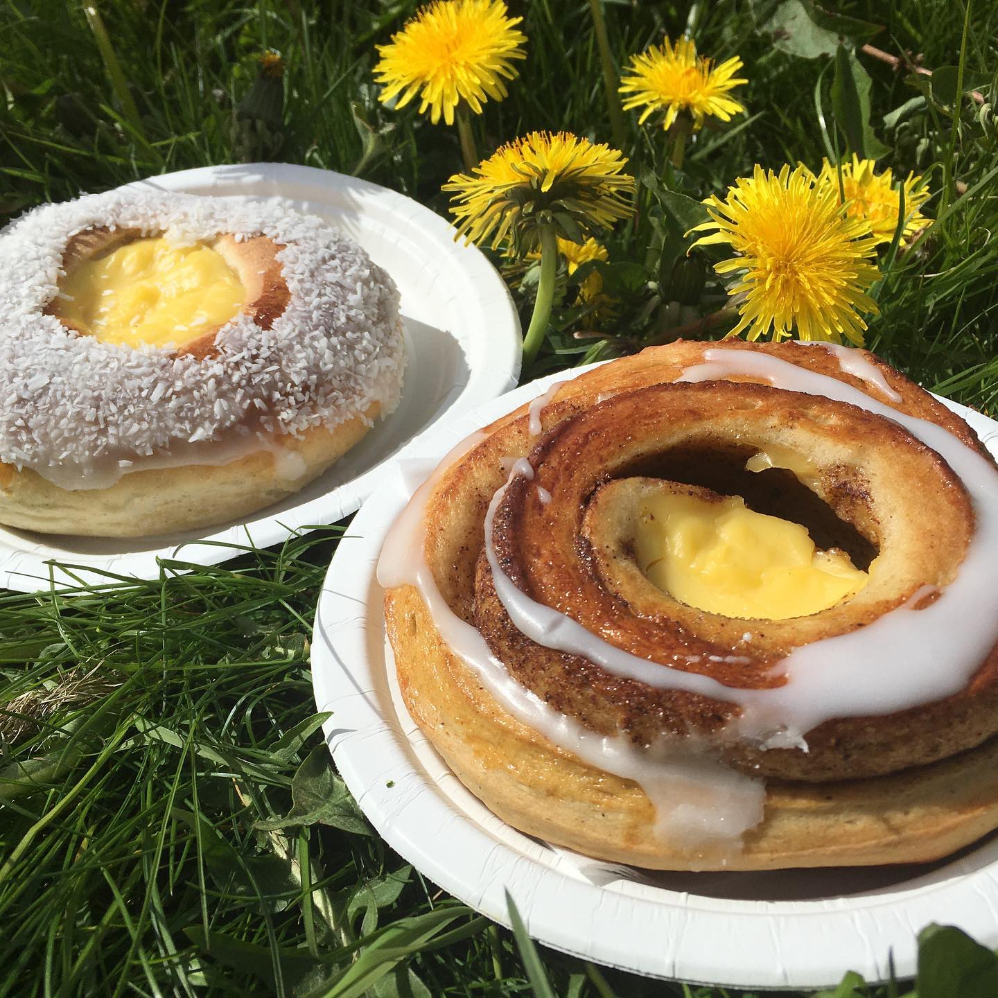Fresh buns at Parkkaféen