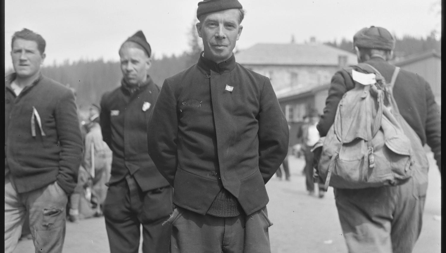 Prisoners in the courtyard