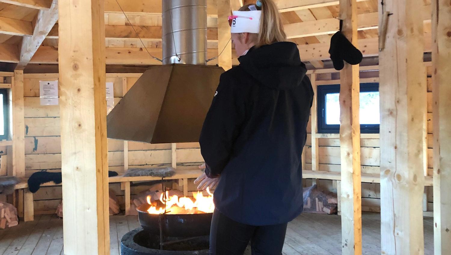 Varm deg i lavvoen pa° Høga°s