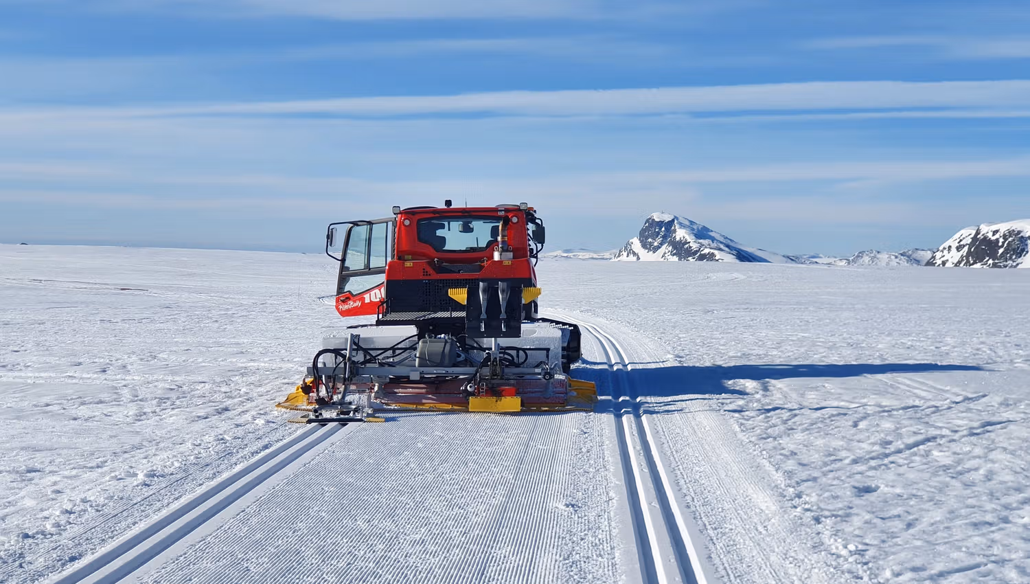 Loipemaskin på Valdresflye