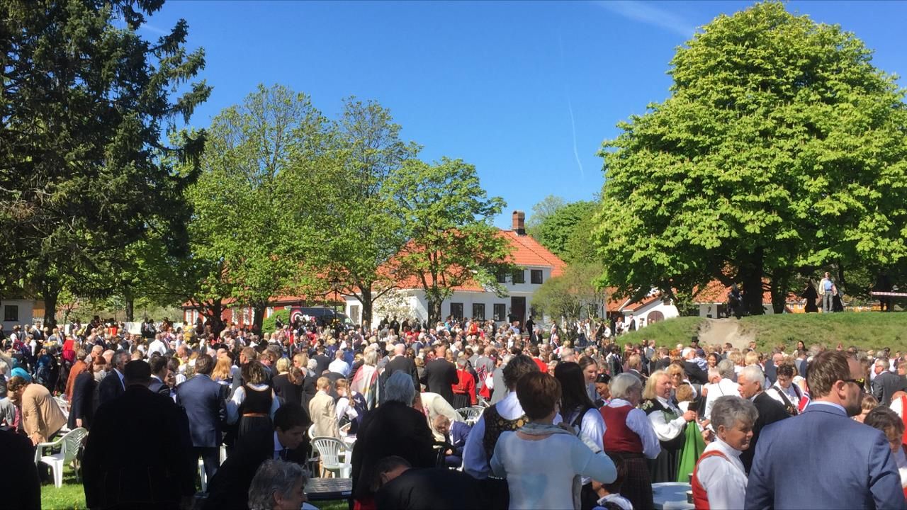 Crowd at Fredriksvern Verft