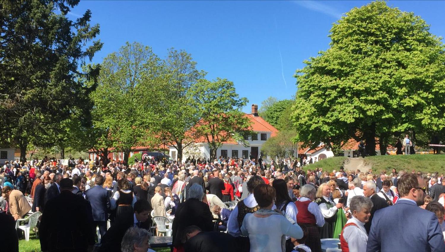 Crowd at Fredriksvern Verft