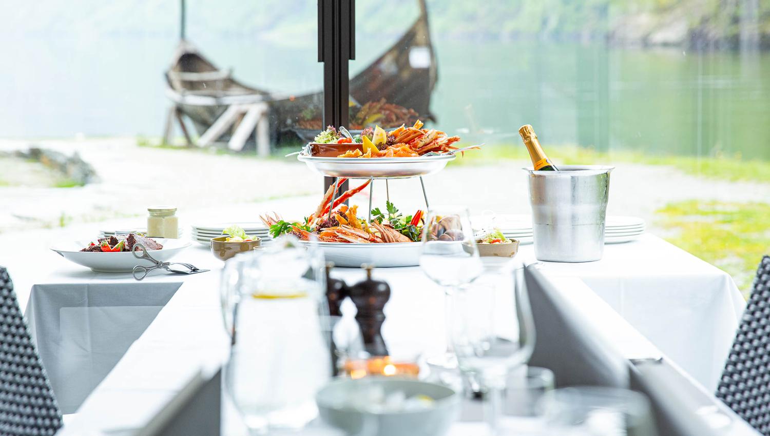 Gudvangen Fjordtell restaurant