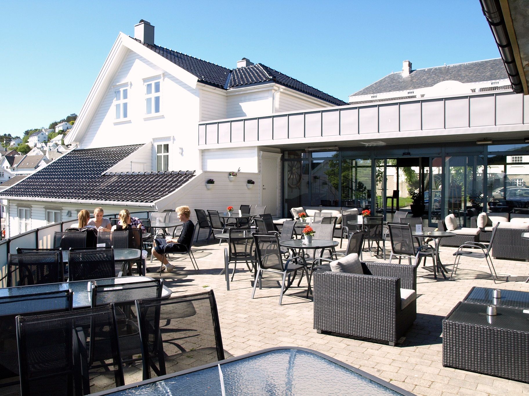 Rederiet Hotell utearealet