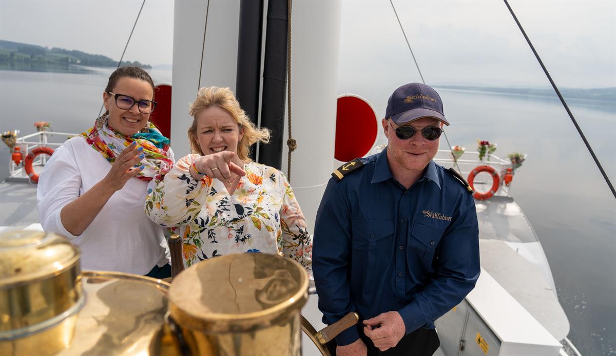 Summer trip with Skibladner, alongside with the first mate
