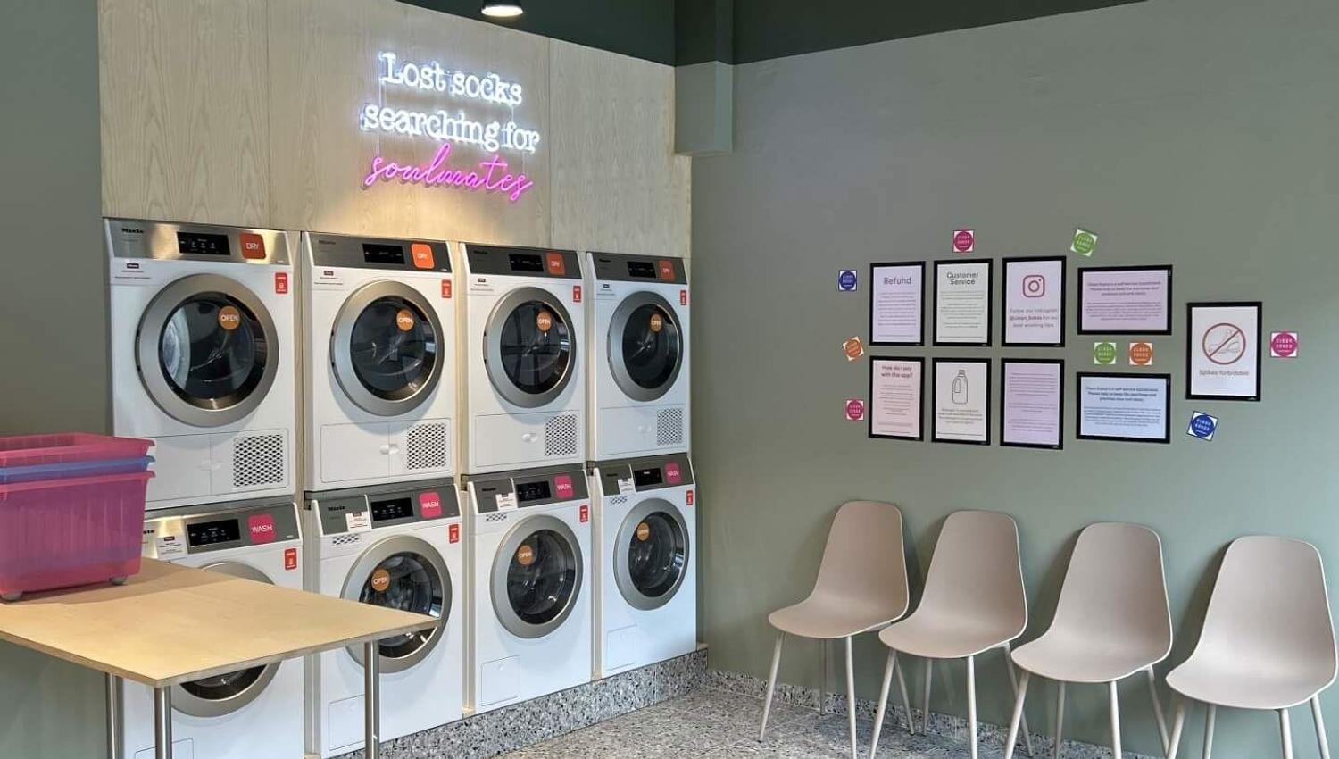 Inside of the Clean Kokos Laundromat (picture 2)