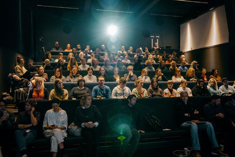 Cinema with audience