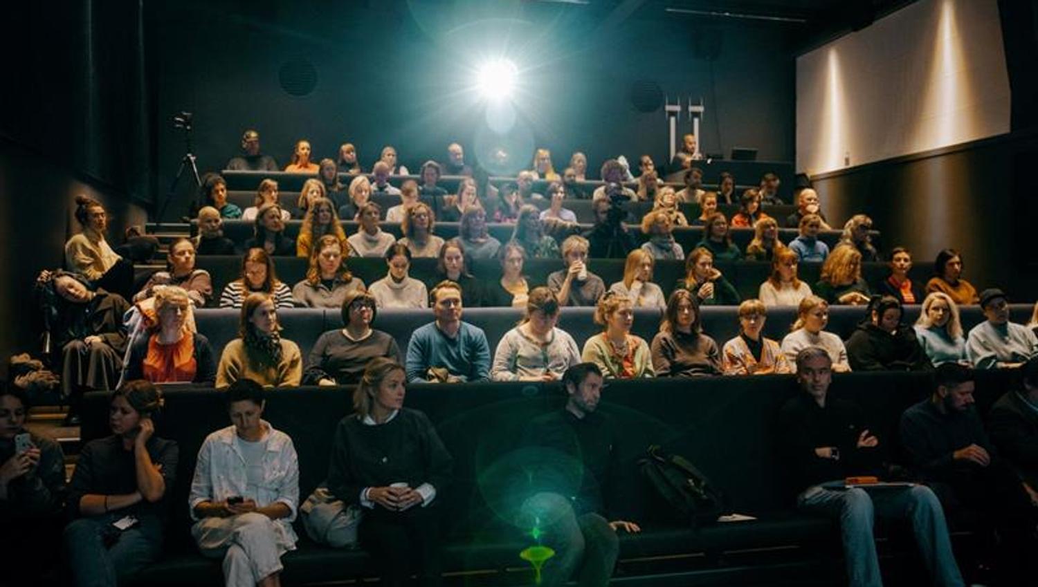 Cinema with audience