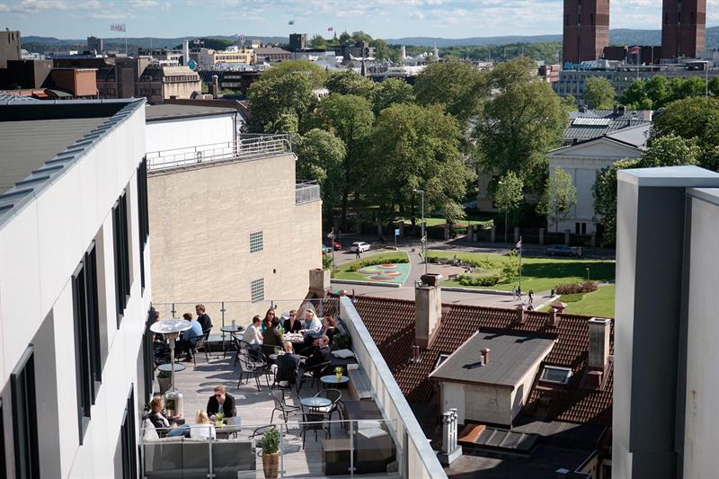 terrasse og utsikt