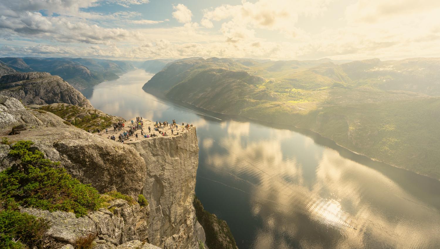 Unbeatable views from Preikestolen