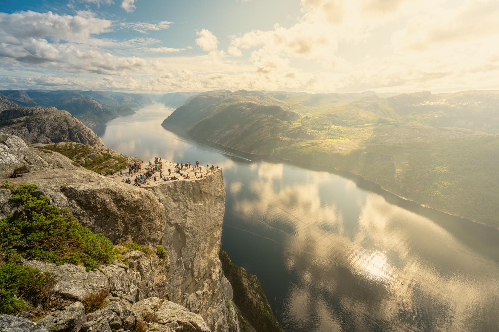 Unbeatable views from Preikestolen