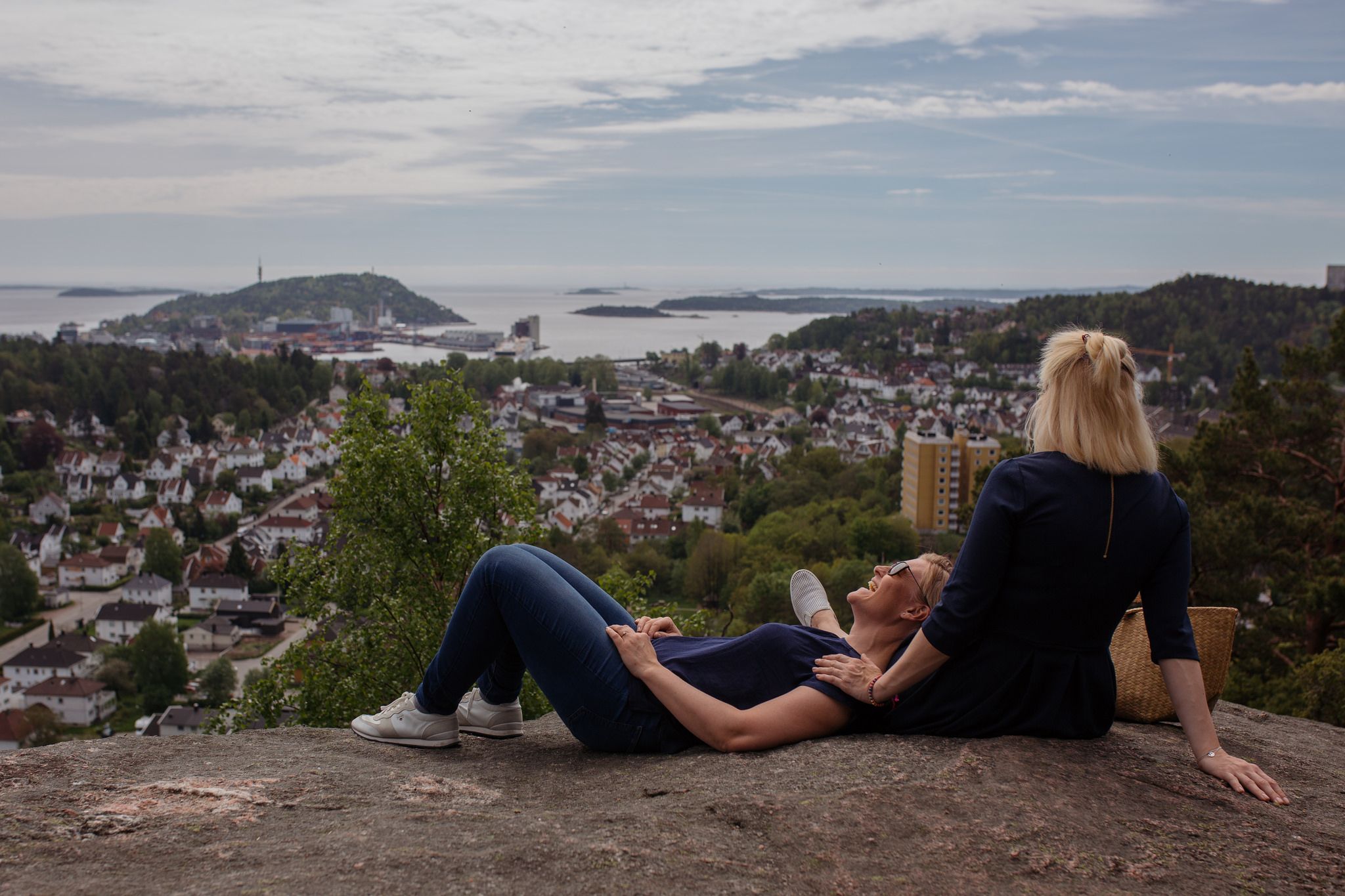 Ravneheia viewpoint in Kristiansand