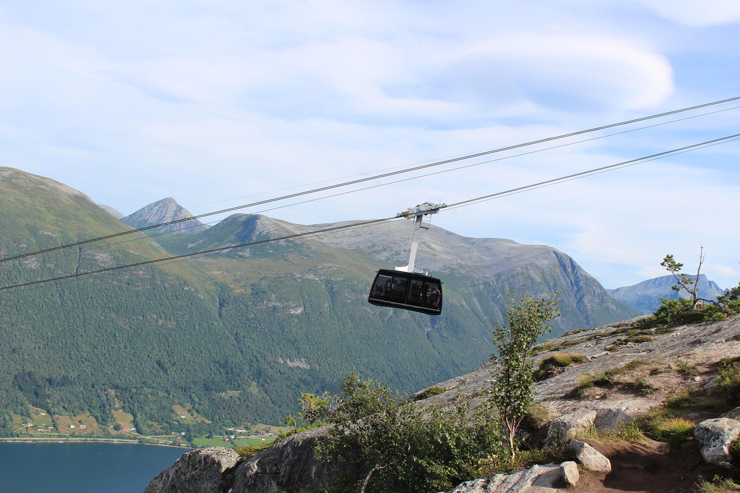 Round Trip to Romsdalen gondola lift in Åndalsnes from Ålesund