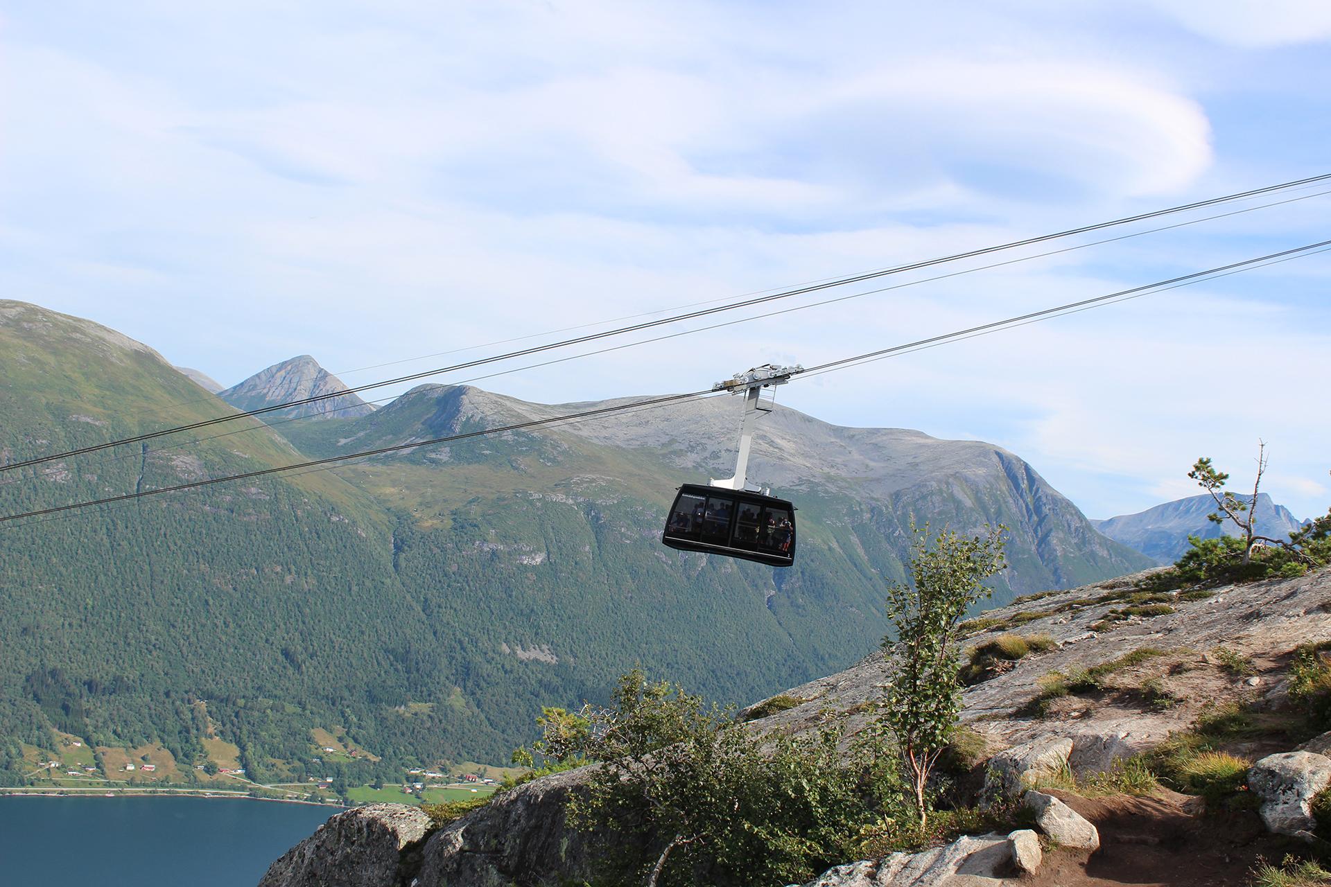 Round Trip to Romsdalen gondola lift in Åndalsnes from Ålesund