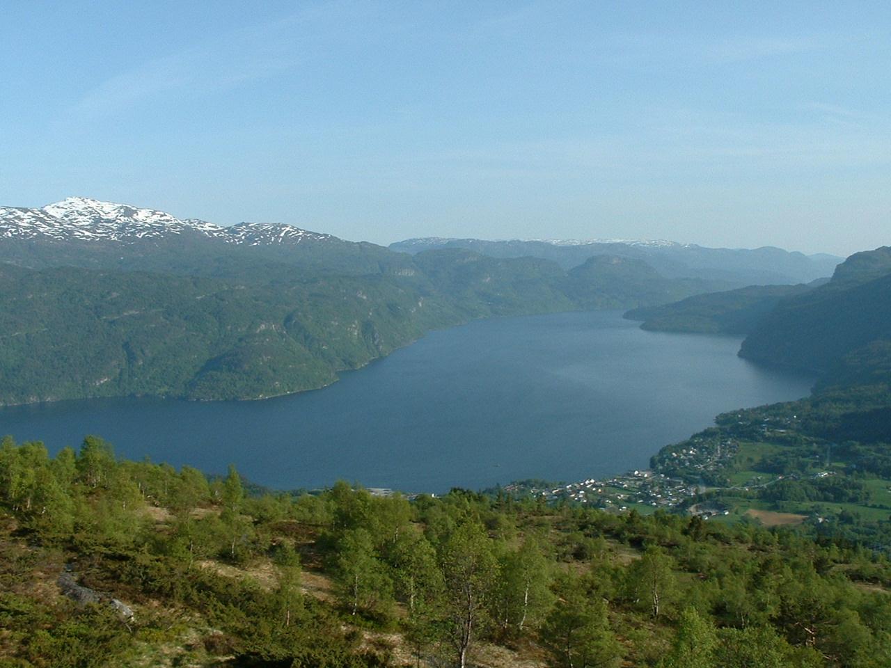 Saudafjorden in Sauda