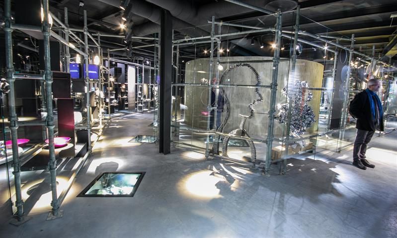 Inside the Aluminum Museum in Holmestrand