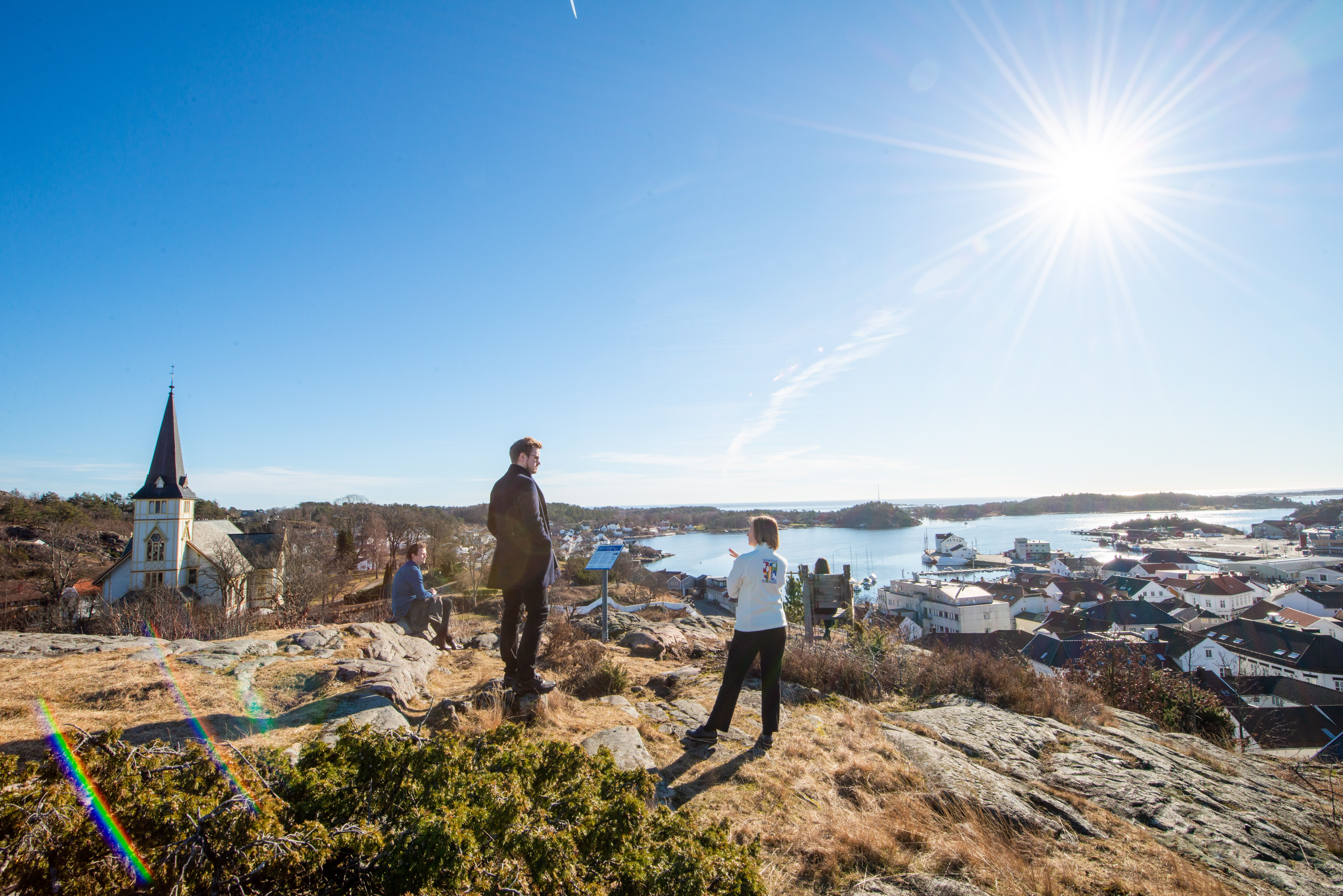 Hamsuns fotspor i Grimstad - Fløyheia, Mølleheia
